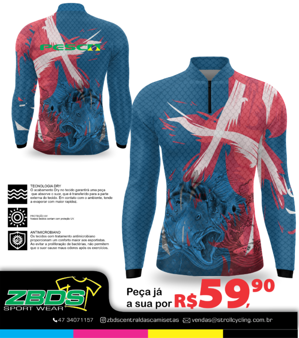 CAMISETA PESCA  #1102