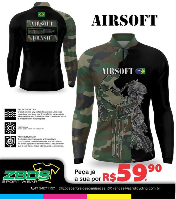 CAMISETA AIRSOFT #1201