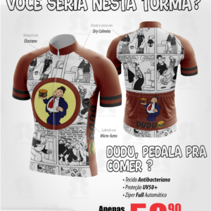 Camiseta Ciclismo Masculina Turma do Popeye