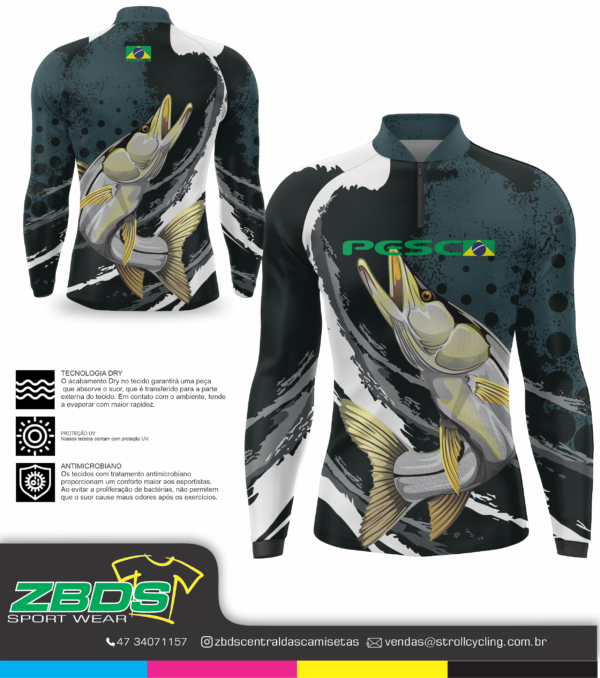 CAMISETA PESCA  #1110