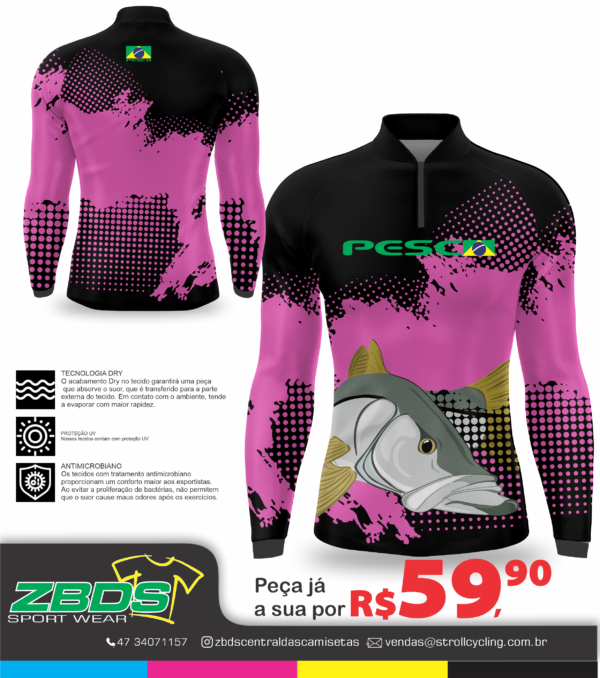 CAMISETA PESCA  #1113